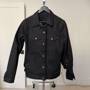 3sixteen Modified Type-3 Denim Jacket in Solid Black
